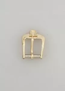 FIBBIA OROLOGIO DA POLSO VINTAGE OMEGA DONNA ORO P per CINTURINO PELLE - 10mm 8mm - Foto 1 di 3