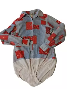 Body Vintage Años 60 JCPenney's Gaymode Lencería Talla M Gráfico Patchwork Años 60 - Imagen 1 de 11
