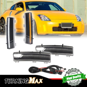 Amber/White Car LED DRL Lights w/Turning Signal Lamps For 2006-2009 Nissan 350Z - Picture 1 of 14
