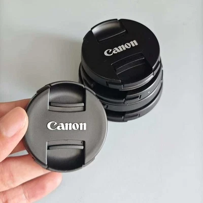 MARKENLOS Objektivdeckel 43-82mm Frontkappe für Canon Objektiv Schutzdeckel Filtergewinde