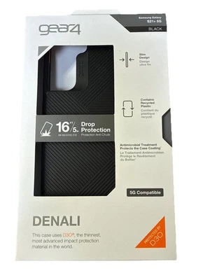 Funda Gear4 ZAGG Denali con máxima protección contra impactos negra para Galaxy S21+ 5G Foto 1 de 2
