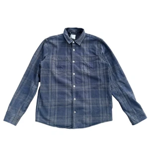 Vuori Men's Plaid Flannel Shirt Jacket Long Sleeve Button Up Pockets Size MV246 - Picture 1 of 9