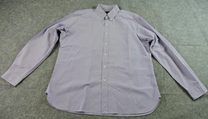 Ralph Lauren Mens 17 1/2 - 44 Thin Oxford Long Sleeve Button Shirt Purple Pony - Picture 1 of 12