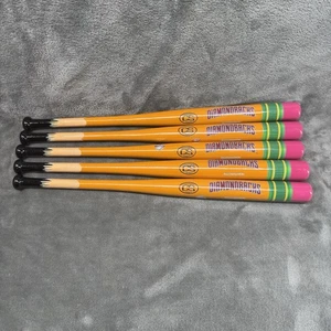 Souvenir Mini Bat 18" Arizona Diamondbacks Baseball Unique Pencil Look Lot Of 5 - Picture 1 of 8