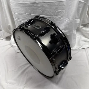 Tambor redoblante de acero TAMA Metalworks 14 x 5” herrajes de níquel negro - Imagen 1 de 13