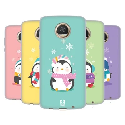 HEAD CASE DESIGNS KAWAII CHRISTMAS PENGUIN SOFT GEL CASE FOR MOTOROLA PHONES - Image 1 of 4