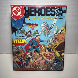 DC Heroes Be Art Of The Legend Role Playing Game RPG Box 1985 Mayfair Games Vg - Picture 1 of 11