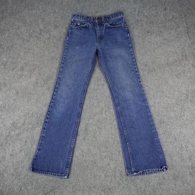 Vintage Levis Jeans Mens 29x31 Blue Denim 517 Boot Cut Orange Tab Pants 80s - Image 1 of 4