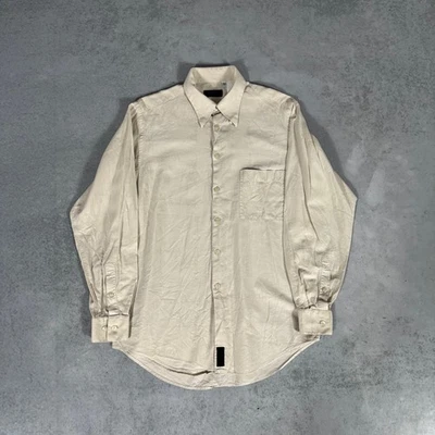 Camisa de vestir Versace Classic V2 beige con botones - Talla: 15 3/4 / 40 Foto 1 de 4