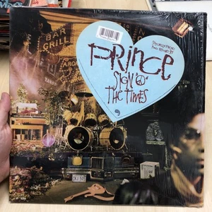Sign O the Times by Prince (Record, 2016) Vinyl Open Album Sticker On Plastic - Foto 1 di 14