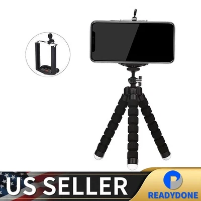 Adjustable Tripod Stand Flexible Octopus Phone Holder for iPhone Camera Bracket - Image 1 of 2