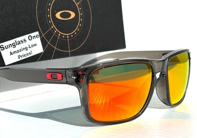NEW Oakley HOLBROOK Grey Smoke POLARIZED Galaxy Ruby Lens Sunglass 9244-28 - Image 1 of 4