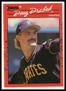 DOUG DRABEK PITTSBURGH PIRATES 1990 DONRUSS BASEBALL CARD #92 - Picture 1 of 2