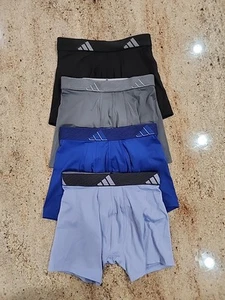 New Boy's ADIDAS Set Of 4 Aeroready Stretch Boxer Briefs size S(6-8) - Picture 1 of 2