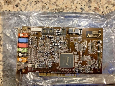 VTG Sound Blaster Audigy 2 PCI Sound Card - SB0240  7.1 Creative Labs  - PC - Image 1 of 4