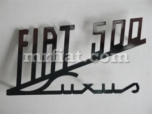 FIAT 500 Luxus Emblem New - Picture 1 of 1