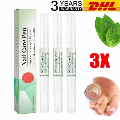 MARKENLOS 3er Premium HealthRoutine Nail Care Pen Nagelpflege, Nagelhaut-& Nagelpilzpflege