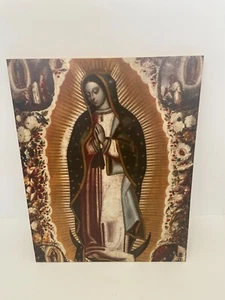 Our Lady Of Guadalupe Image On Wood - Picture 1 of 4