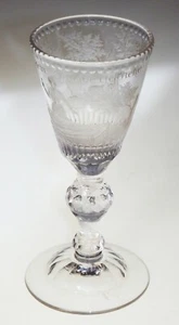 GLAS POKAL BAROCK EROTIK SACHSEN AUGUST DER STARKE GLÜCKSBURG DRESDEN 18. JH. - Picture 1 of 12