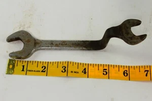 VINTAGE CHALLENGER OPEN END WRENCH #5424 USA 3/4" & 5/8" Modified Bent - Picture 1 of 4
