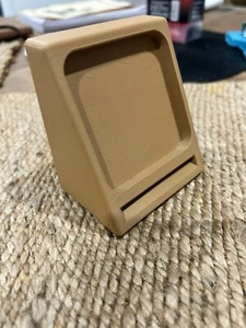 Square Reader Dock & Business Card Holder - Wood Brown- Custom made (Unused NEW) - Picture 1 of 10