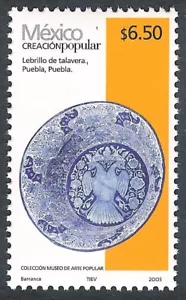 pp014 México Creación Popular MNH 2005 Sc#2495 Mc#3236l Et#cp014 papel 3 recipiente - Imagen 1 de 1