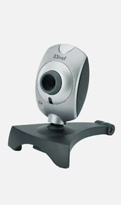 Trust WB-1400T Webcam for PC Laptop 352 x 288 1MP Snapshot USB Skype MSN - Grey - Picture 1 of 4