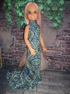 IDEAL 17 1/2" CRISSY DOLL & FRIENDS__DOLL CLOTHES __ LONG DRESS__ - Picture 1 of 14
