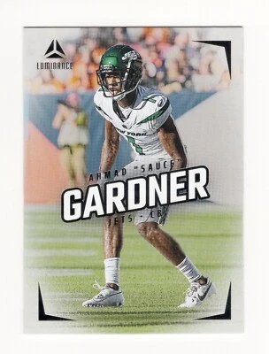 2024 Panini Luminance AHMAD "SAUCE" GARDNER #56 Base - New York Jets - Image 1 of 2