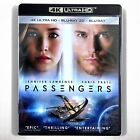 Passengers (3-Disc 4K Ultra HD/ 3D & 2D Blu-ray, 2016, Widescreen) Like New !