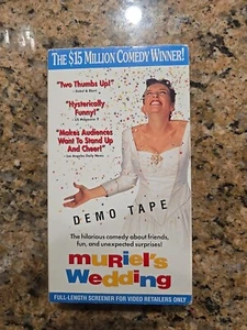 MURIEL'S WEDDING (VHS 1996) FULL LENGTH SCREENER / DEMO TAPE - Foto 1 di 2