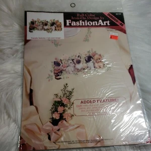 Dimensions Fashion Art Full Color Iron-On Transfer Cute Kittens Cat - 80148 New - Picture 1 of 4