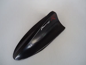 CAR ROOF TRUNK DECORATION SHARK FIN ANTENNA RACING BLACK - Picture 1 of 6