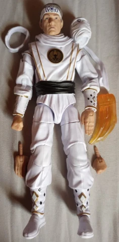 Power Rangers X Cobra Kai Ninja White Crane Daniel Larusso Lightning Collection Cover