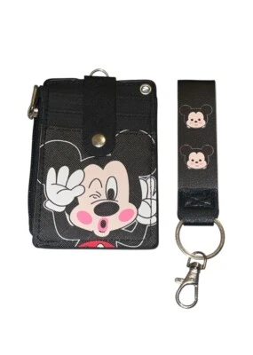New Mickey Mouse Wallet ID/Credit Card Slots Coin Holder - Image 1 of 4