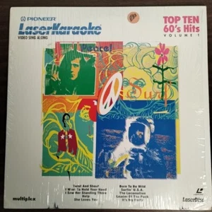 PIONEER Vintage Karaoke Laser Disc Music Vol1 Video Sing along 60s Pop Hit Rock - Picture 1 of 7