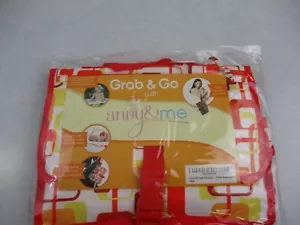 Fasciatoio per pannolini neonati Grab & Go per bambino (quadrati scintillanti) - Foto 1 di 3
