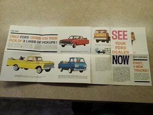 All 1962 Ford Trucks Mailer Sales Brochure Vintage - Original - Literature - Picture 1 of 7