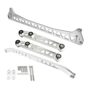 BILLET SUBFRAME REAR BRACE CONTROL ARM LCA TIE BAR FOR HONDA CIVIC 92-95 EG US - Picture 1 of 13