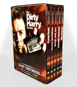 The Dirty Harry Series 5 DVD The Clint Eastwood Collection Box Set (1971-1988) - Picture 1 of 12