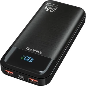 Power Bank 27.000 mAh, 22,5W Externer Handyakku Schnellladend USB-C 3 Ausgängen - Bild 1 von 6