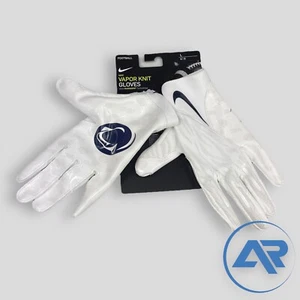 Nike Vapor Knit Football Gloves Penn State Nittany Lions Size Large FZ7367-112 - Picture 1 of 5