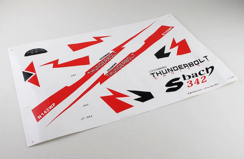 Dekorbogen Flugmodell Sbach 342 Decal Dekor Ersatzteil Hype 025-1067 - Bild 1 von 4