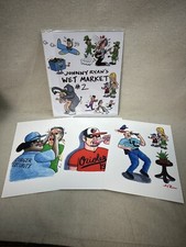 Johnny Ryan’s Wet Market #2 ~ w/ 3 Additional Prints ~ Mansion Press ~ NEW