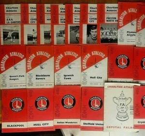CHARLTON ATHLETIC HOME PROGRAMMES 1965 to 1969 ~ YOU CHOOSE ~ FREE POSTAGE - Bild 1 von 21