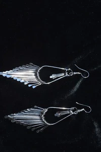 Silver Dangling Earrings - Picture 1 of 1