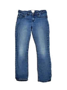 Gap Kids Girl Medium Wash Adjustable Super Skinny Stretch Denim Jeans 10 Plus - Picture 1 of 3