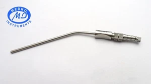 FRAZIER SUCTION TUBE 10FR 5" CURVED ENT SURGICAL INSTRUMENT - Picture 1 of 7