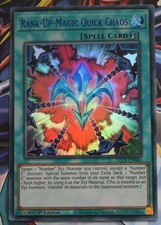 Rank-Up-Magic Quick Chaos DLCS-EN044 Blue Ultra Rare 1st Edition Yugioh TCG Card