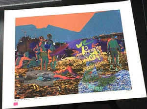 MURRAY EISNER "WE ARE NOT REJECTS" ORIGINAL HAND SIGNED A/PROOF 1/6 POP ART - Picture 1 of 4